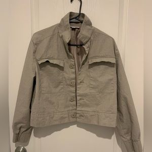 Catherine Malandrino Size Small Button down Cotton/Linen Jacket Business Casual